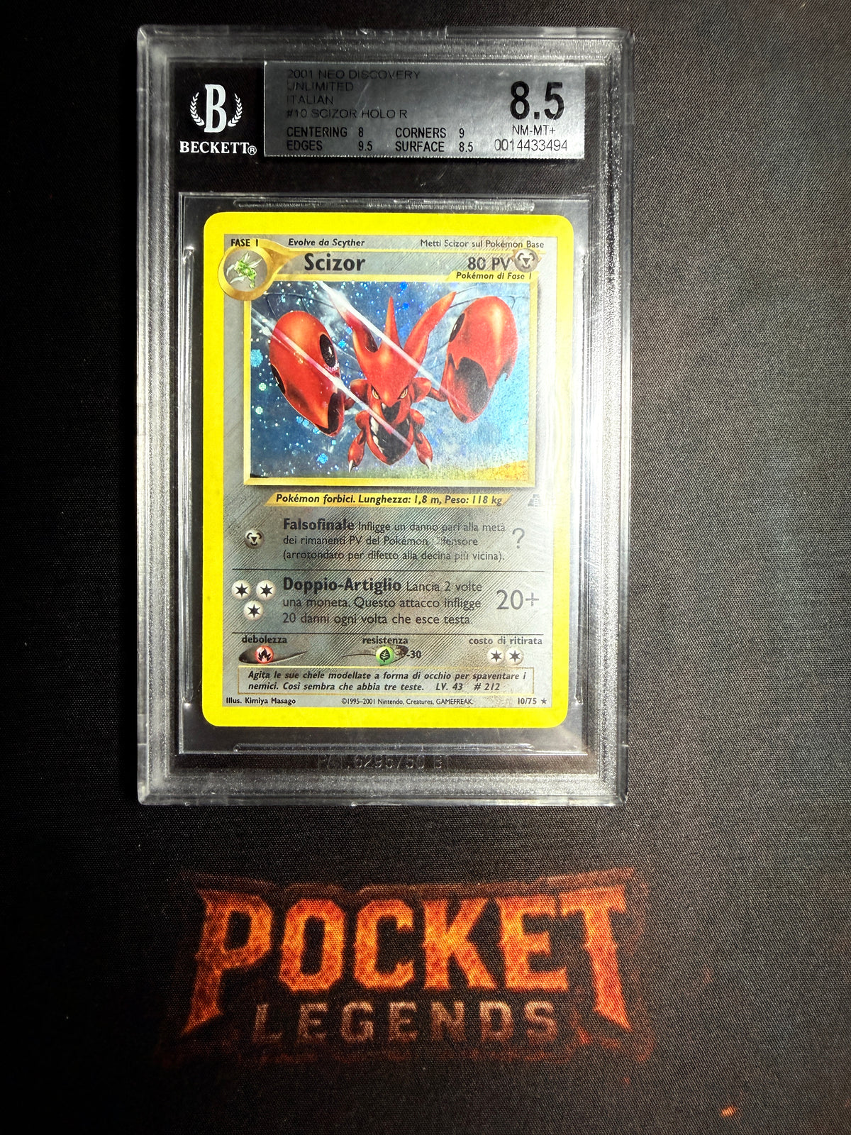 Scizor Neo Discovery BGS 8.5