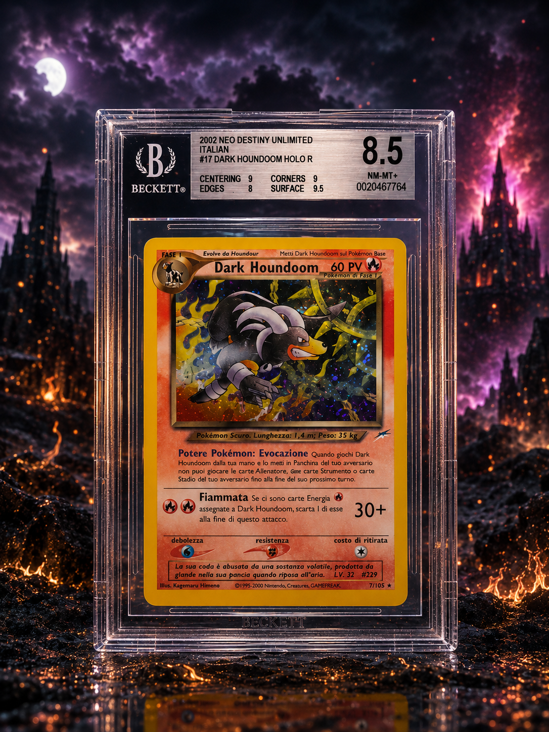Houndoom Neo Revelation BGS 8.5