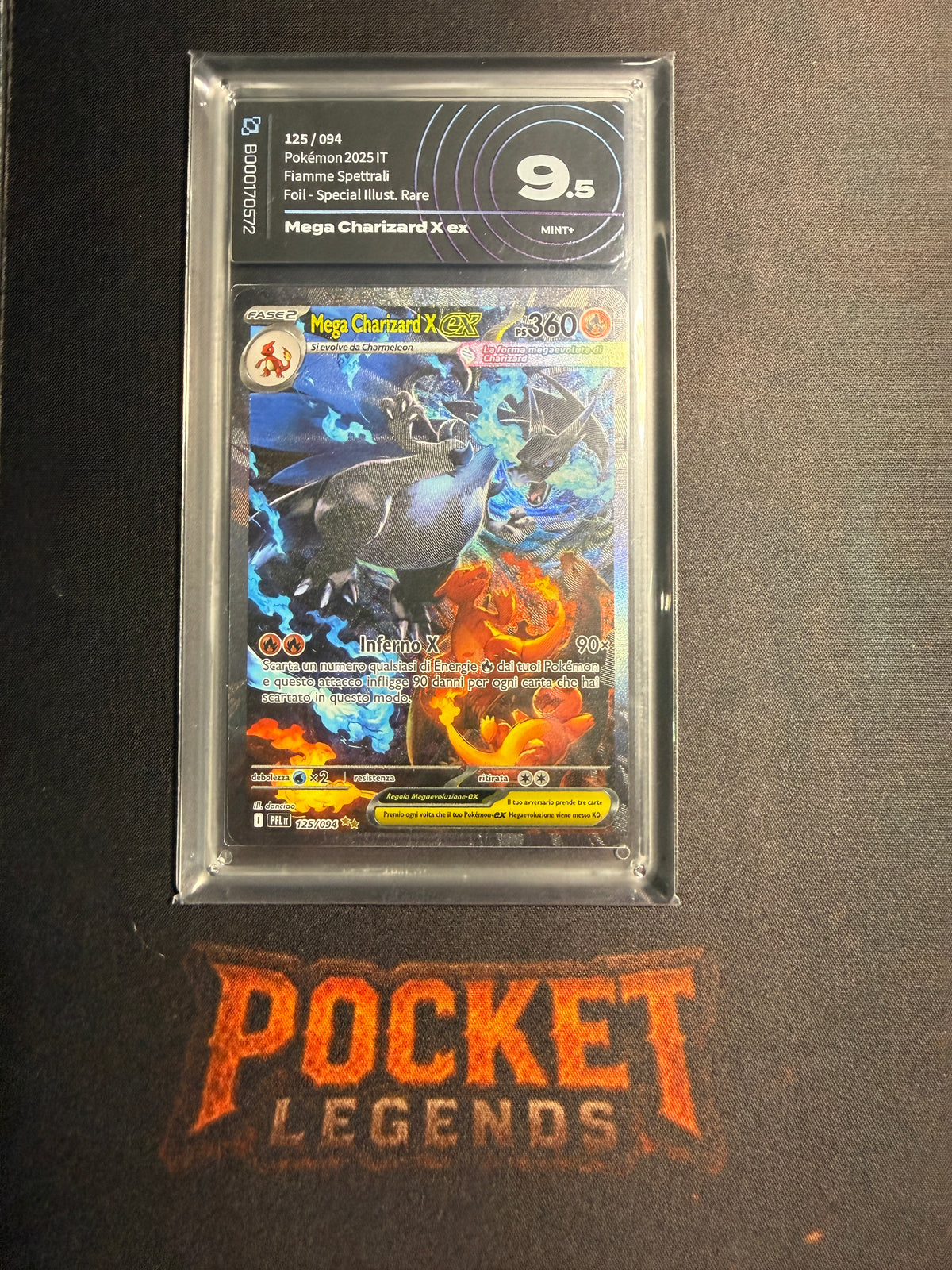 Charizard Fiamme Spettrali / AI GRADING 9.5