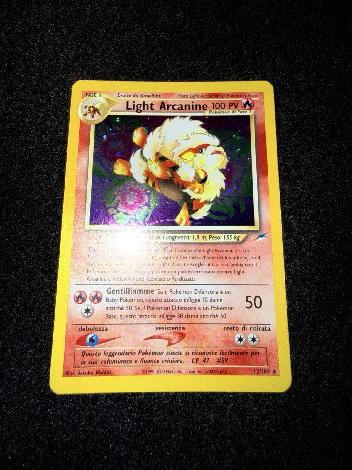 Light Arcanine Neo Destiny ITA